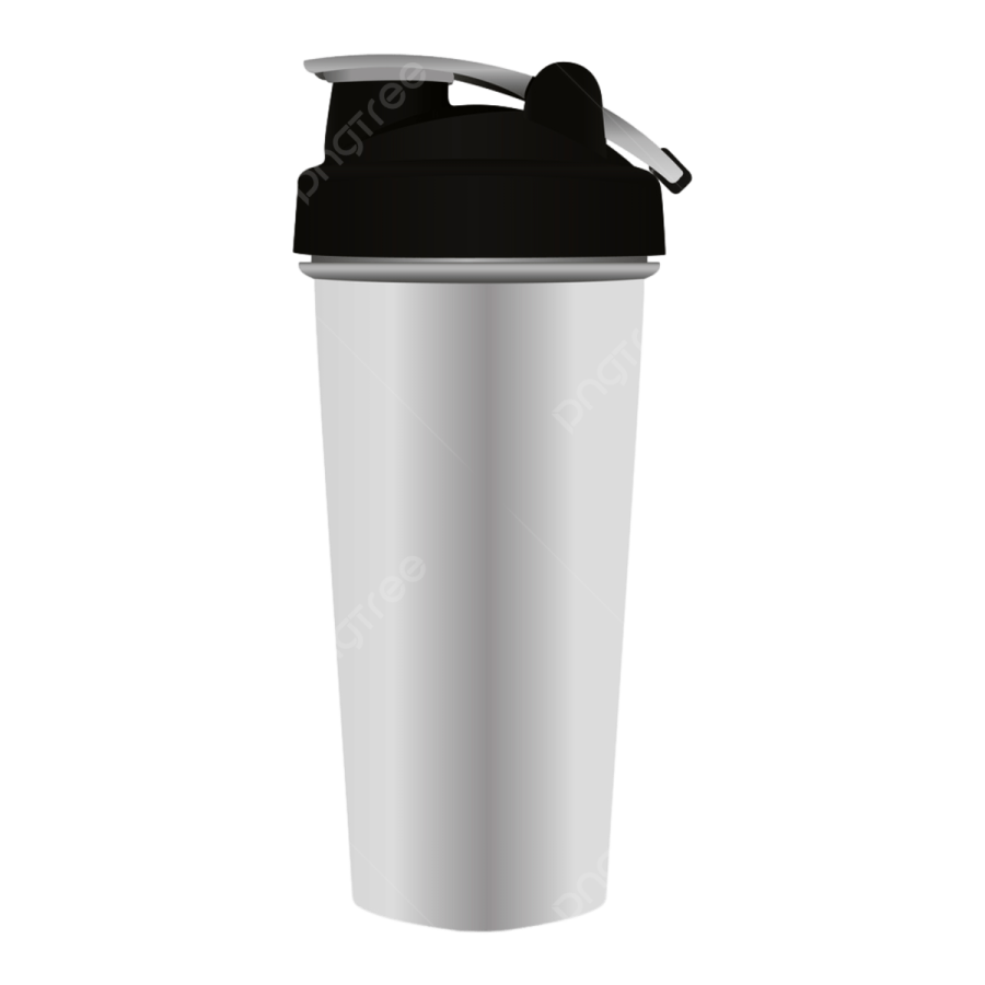 a white coffee cup with a black lid