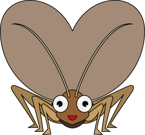 a brown bug with big eyes and long antennae