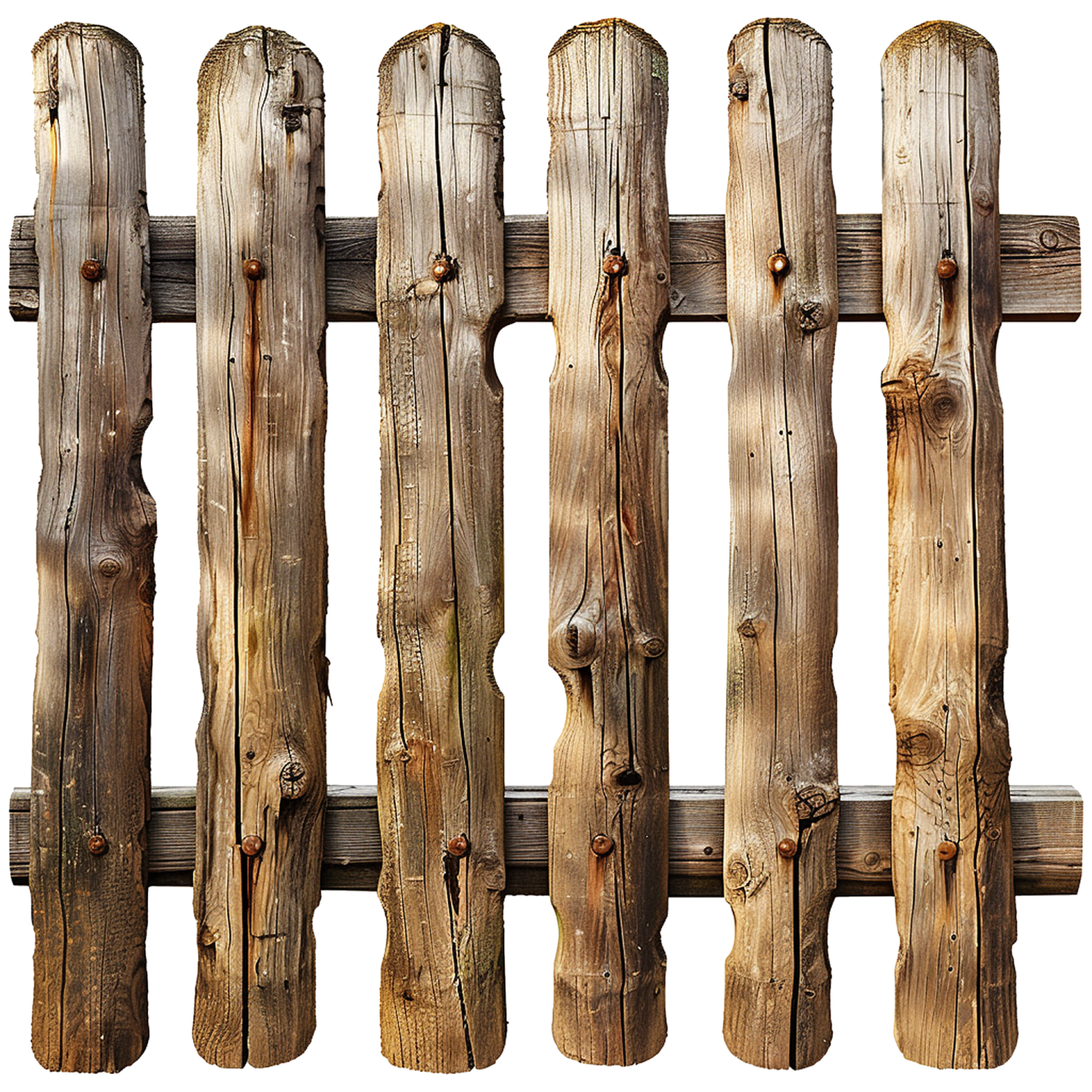 the fence is made of wood