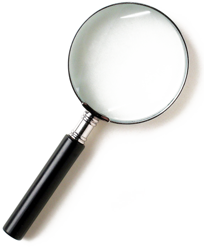 a close up of a magnite on a white background