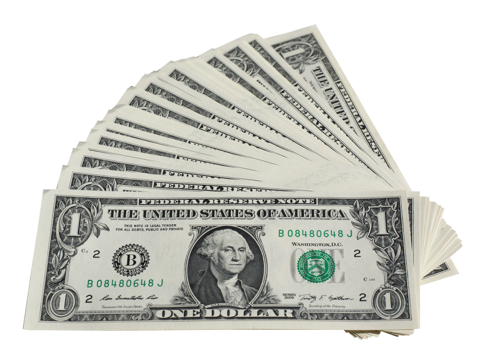 a stack of hundred dollar bills