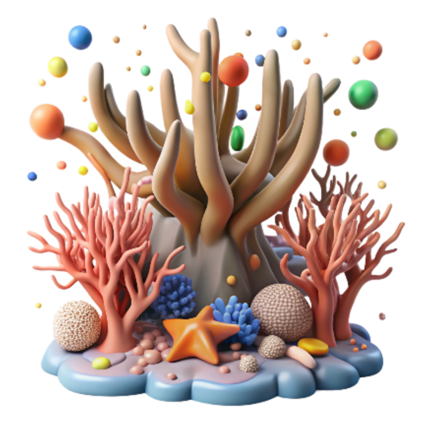 an image of a bunch of colorful corals