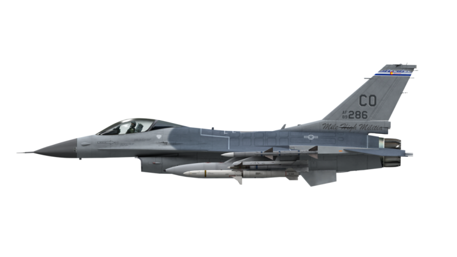 a fighter jet flying in the sky