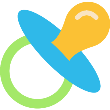 a blue and yellow ring with a green circle around it