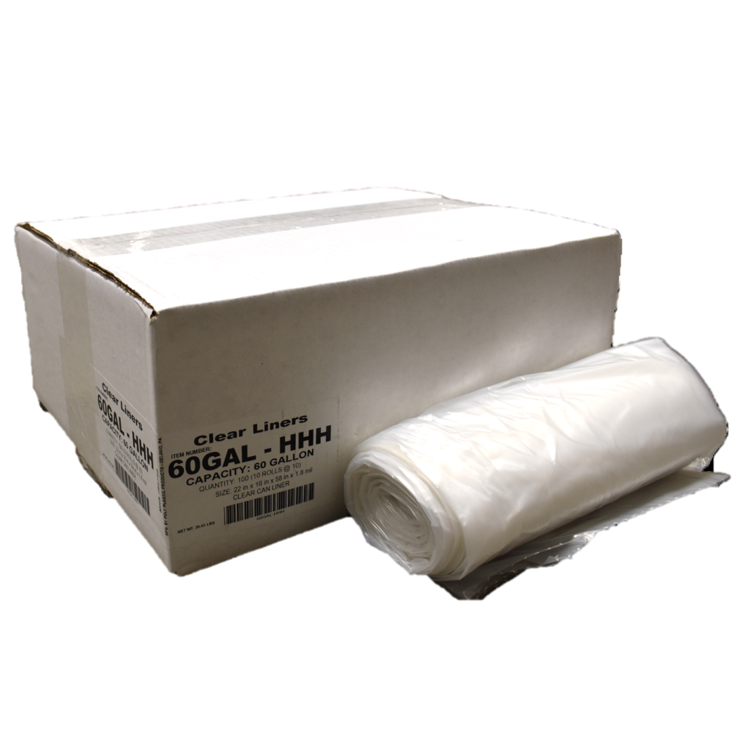 a roll of white plastic film in a box
