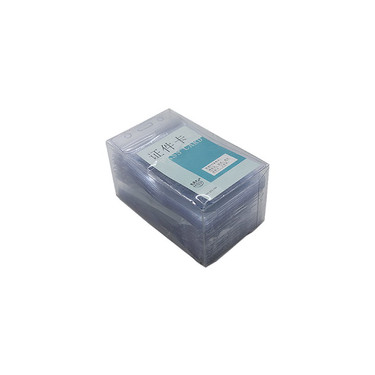 a small plastic container with a blue label on it