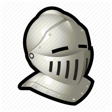 a silver helmet on a white background