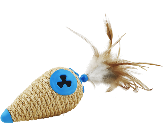 a toy with a feather on top of it
