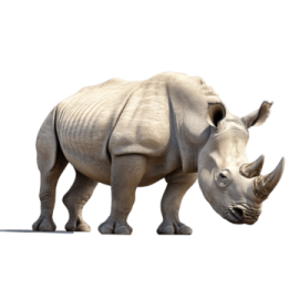an image of a rhino on a white background