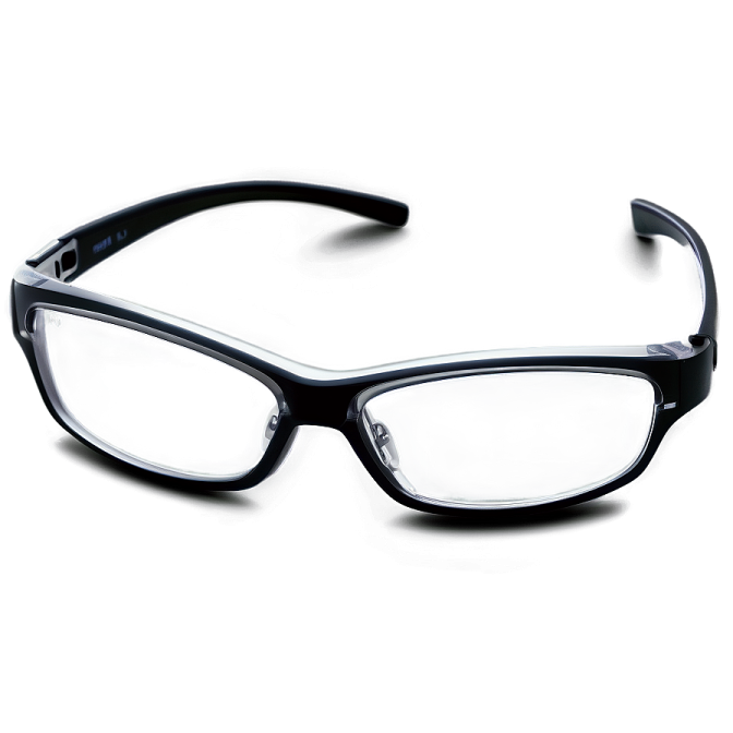 a pair of glasses on a white background