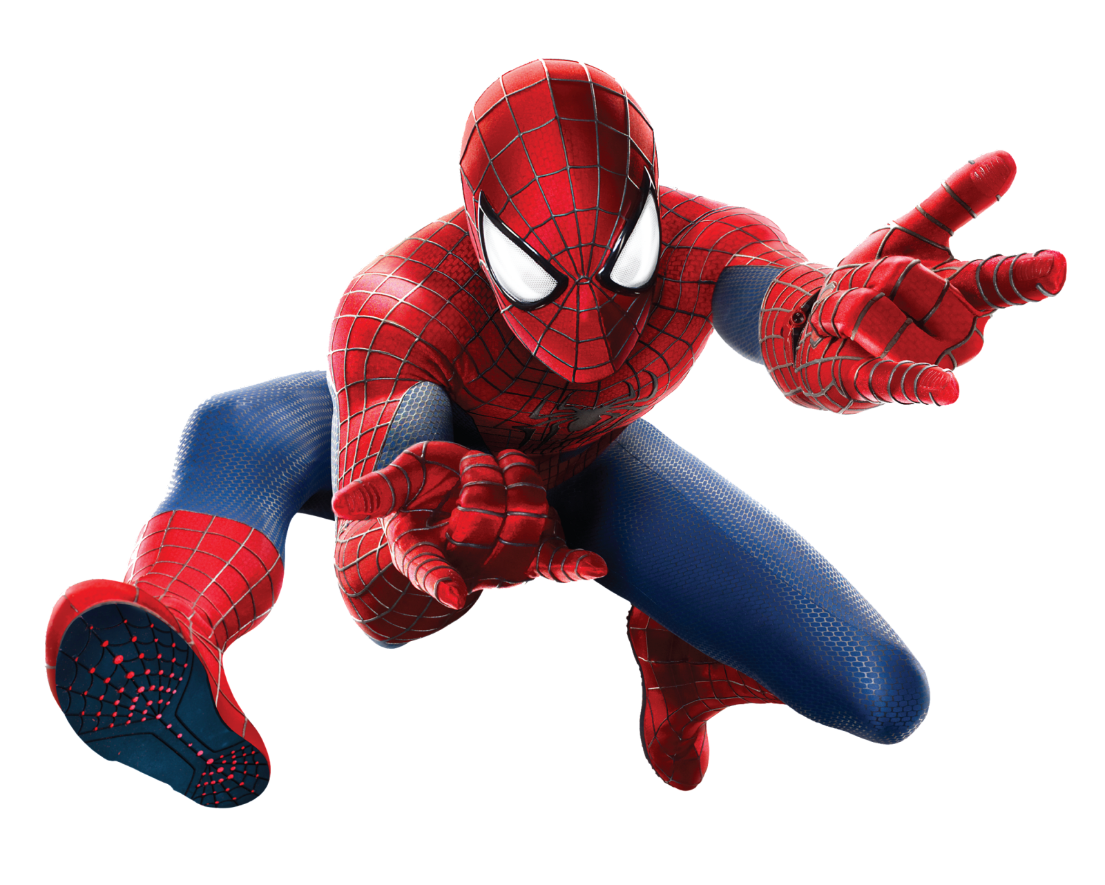 a spider is jumping in the air
