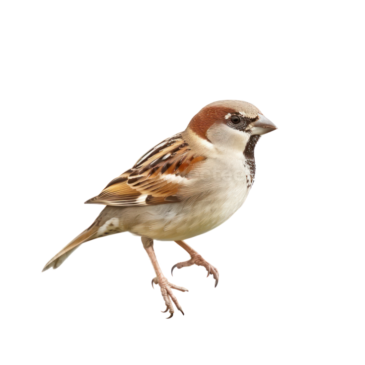 a bird perched on top of a white background
