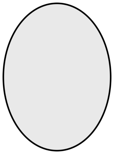 a black and white circle on a white background