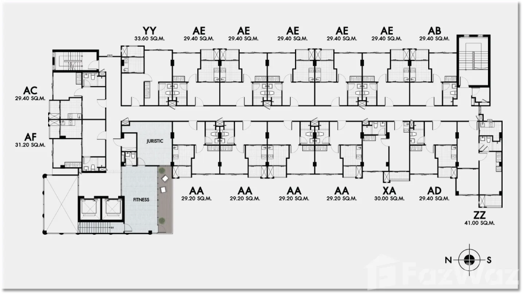the floor plan of the apartment