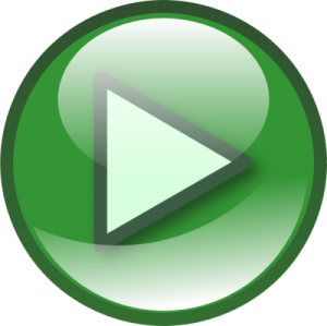 a green play button