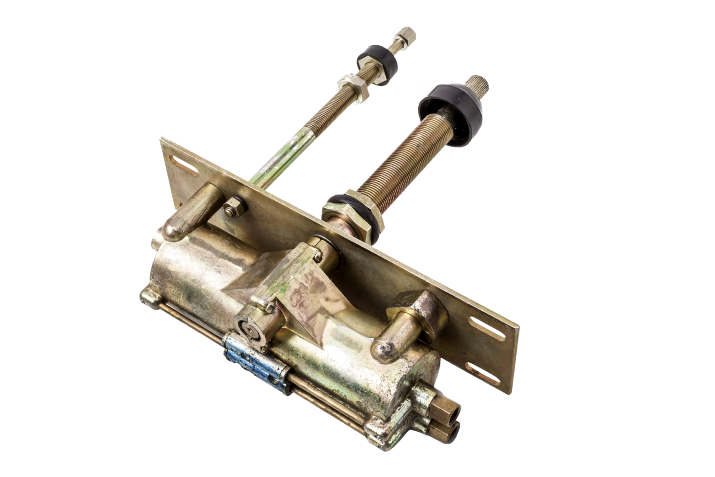 a close up view of a door lock