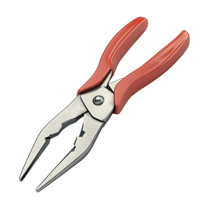 a pair of pliers on a white background