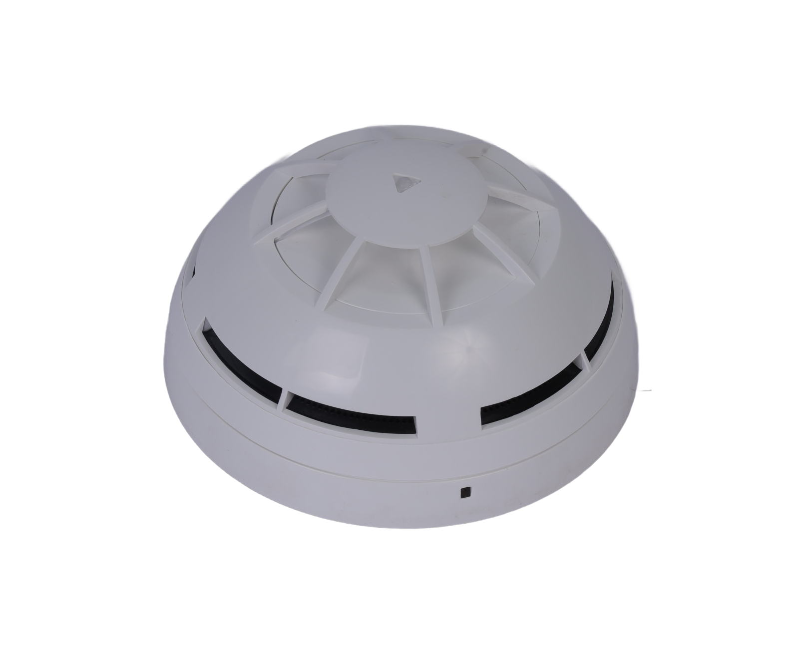 an image of a white smoke detector