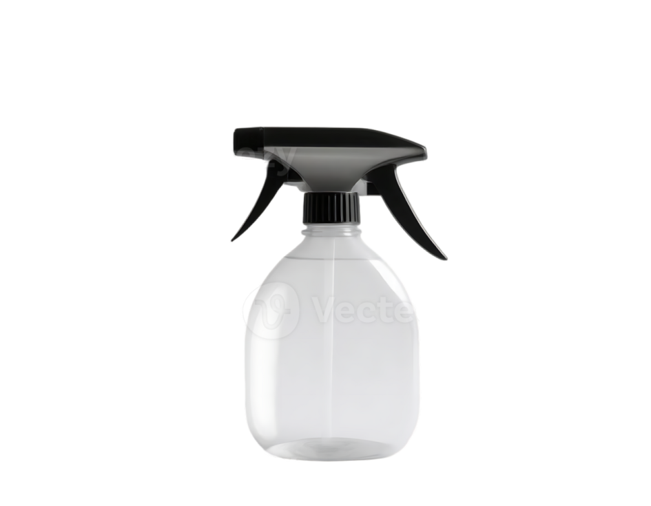 a spray bottle on a white background