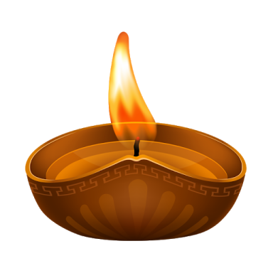 an oil lamp on a white background