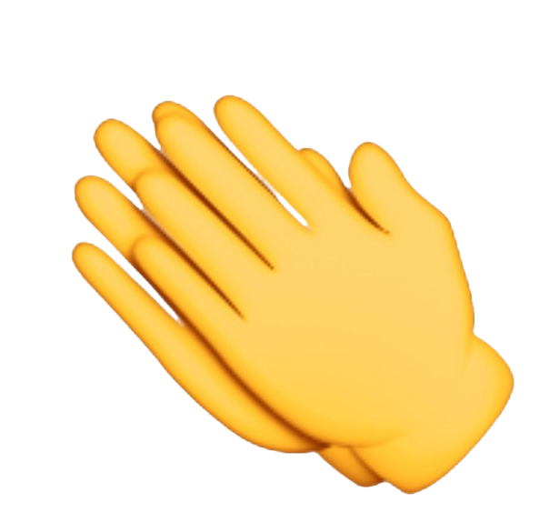 a yellow glove on a white background
