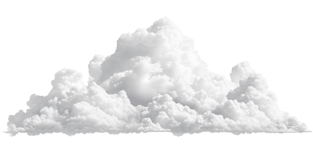white clouds on a white background