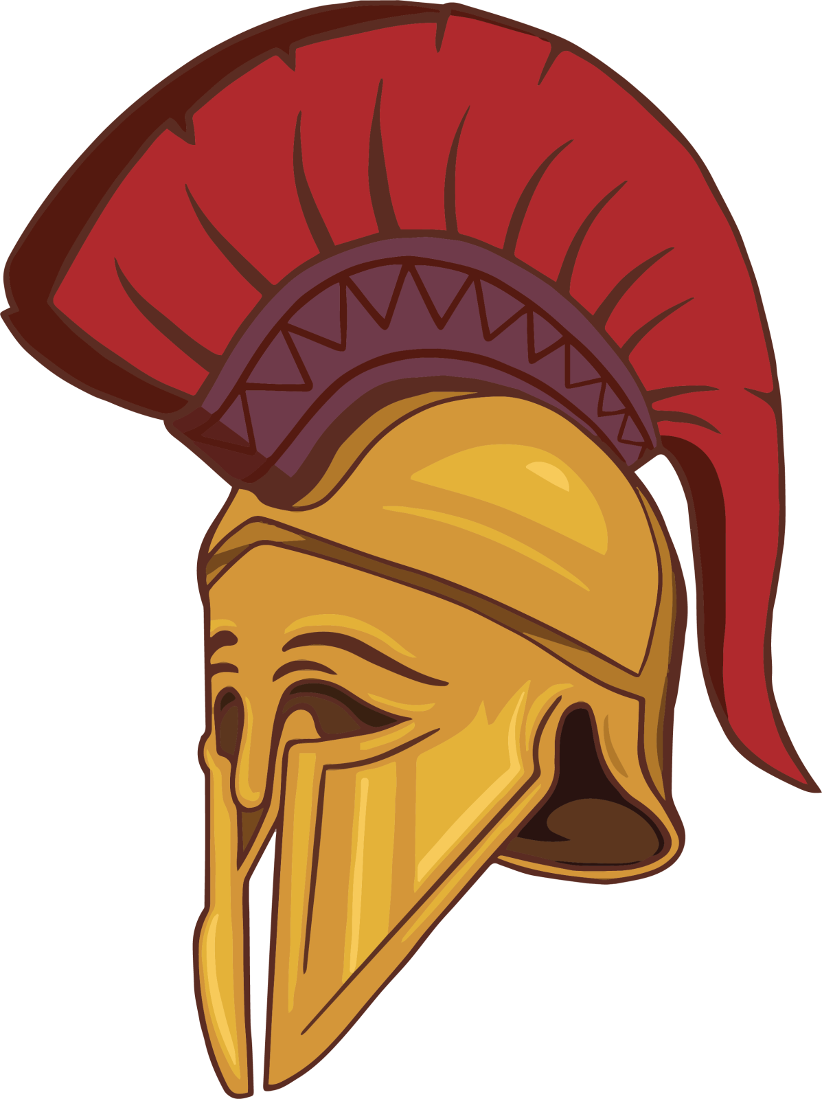 a spartan helmet