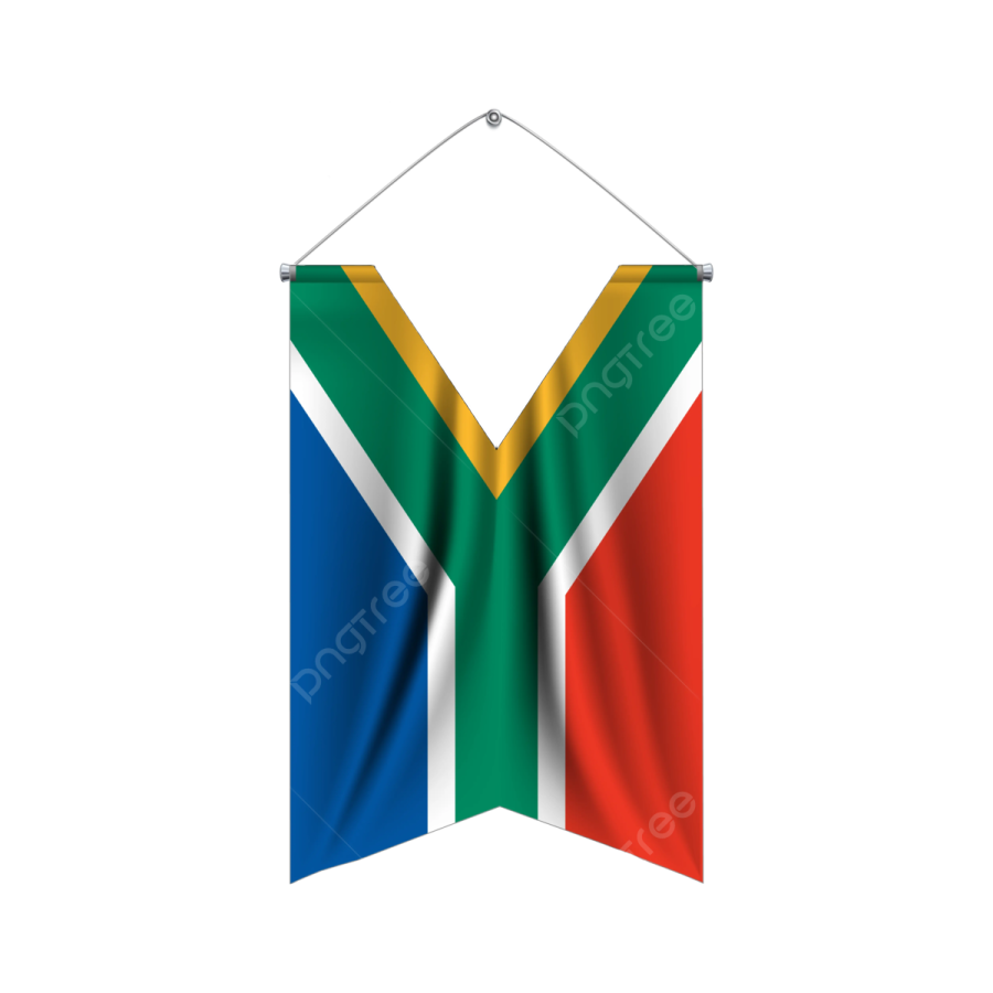 a flag hanging on a wall