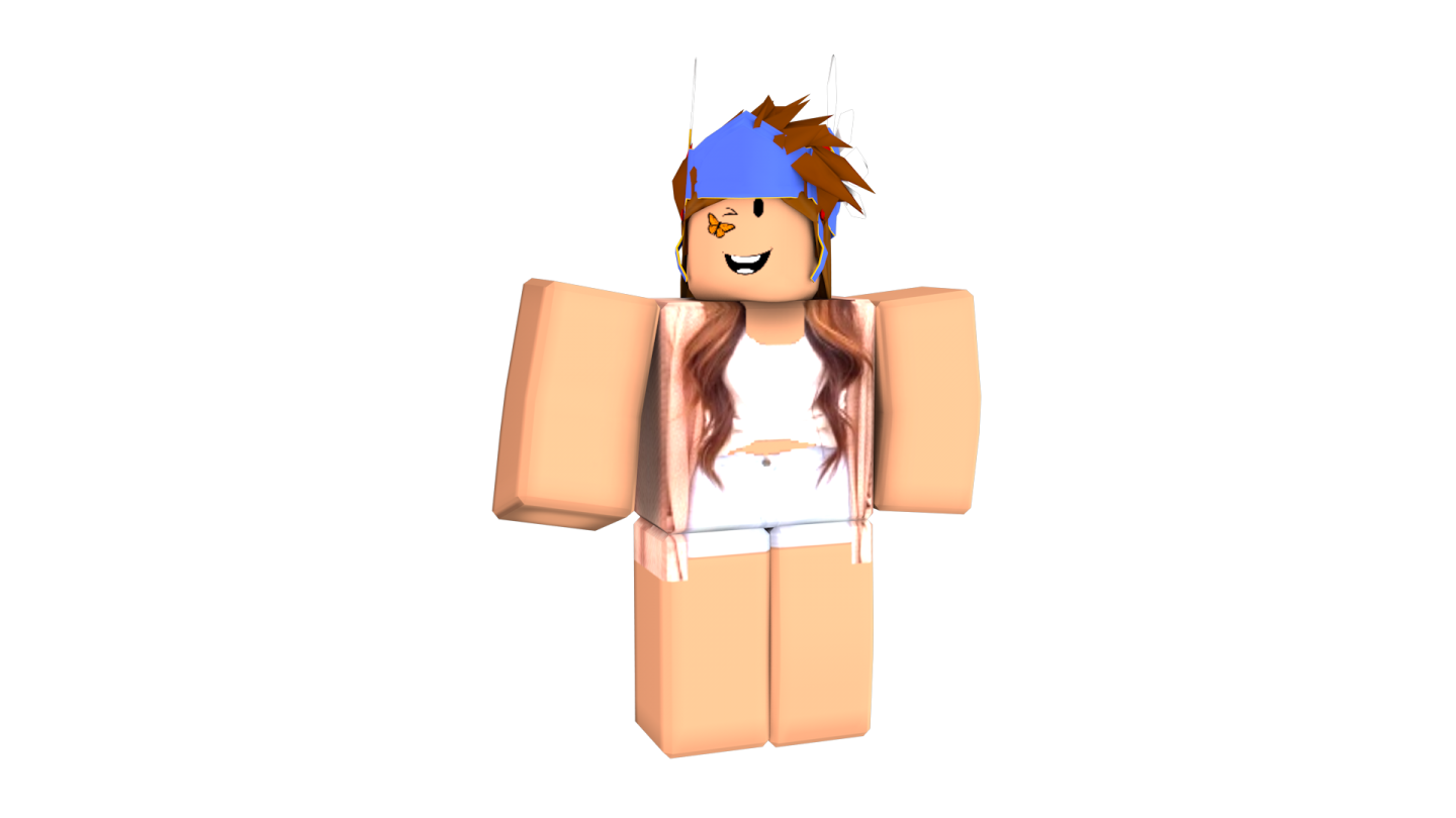 a woman with a box on her head