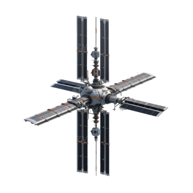 a model of the space station