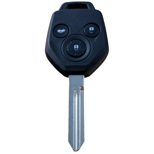a car key on a white background