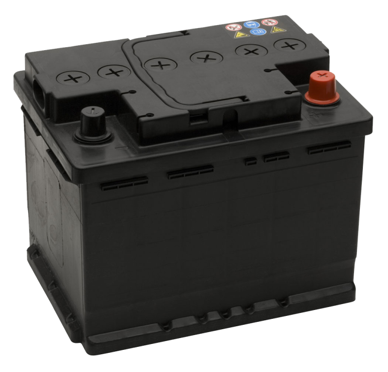 an image of a black battery box