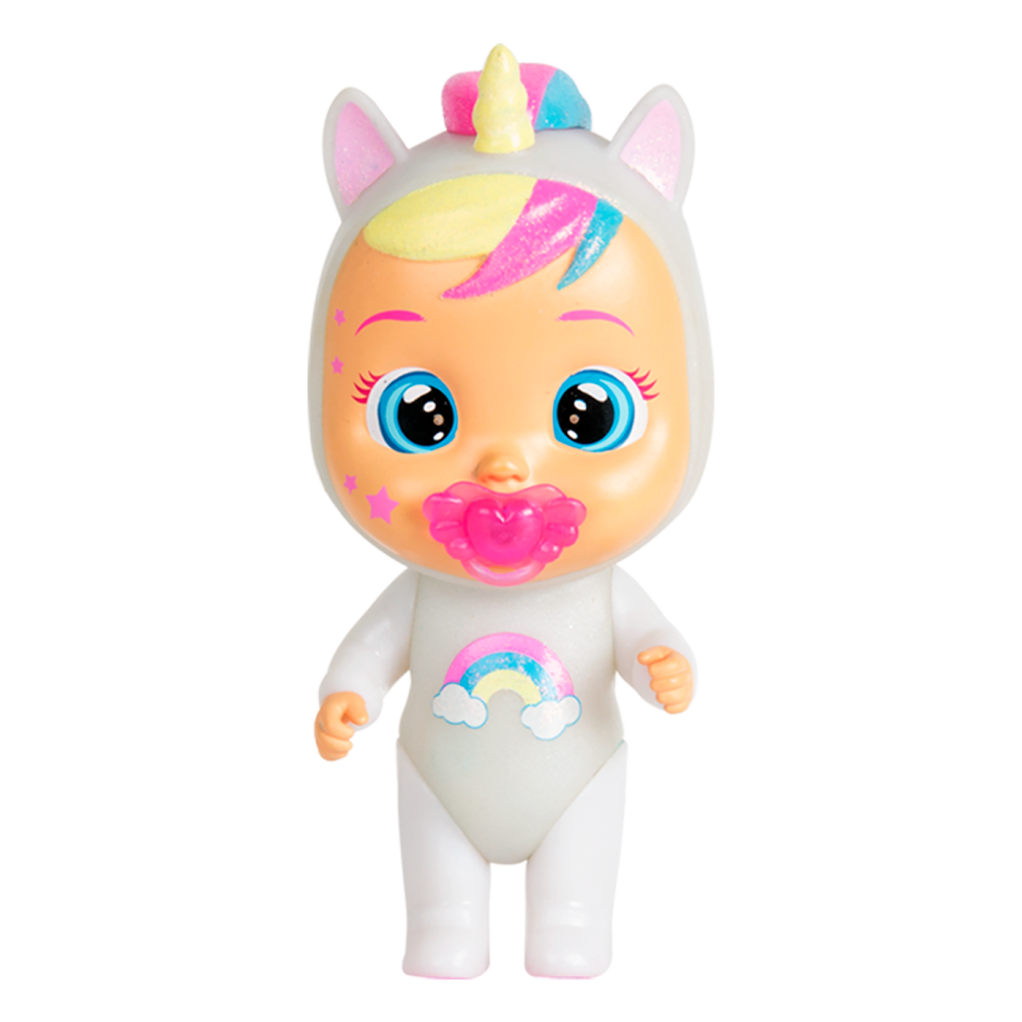 a toy with a unicorn on it's head