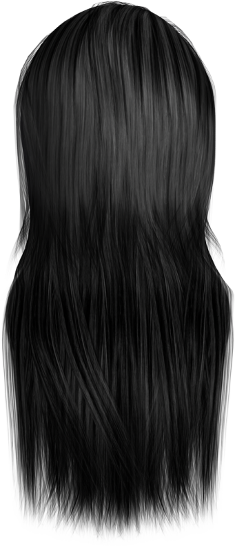 a drawing of a woman's hair