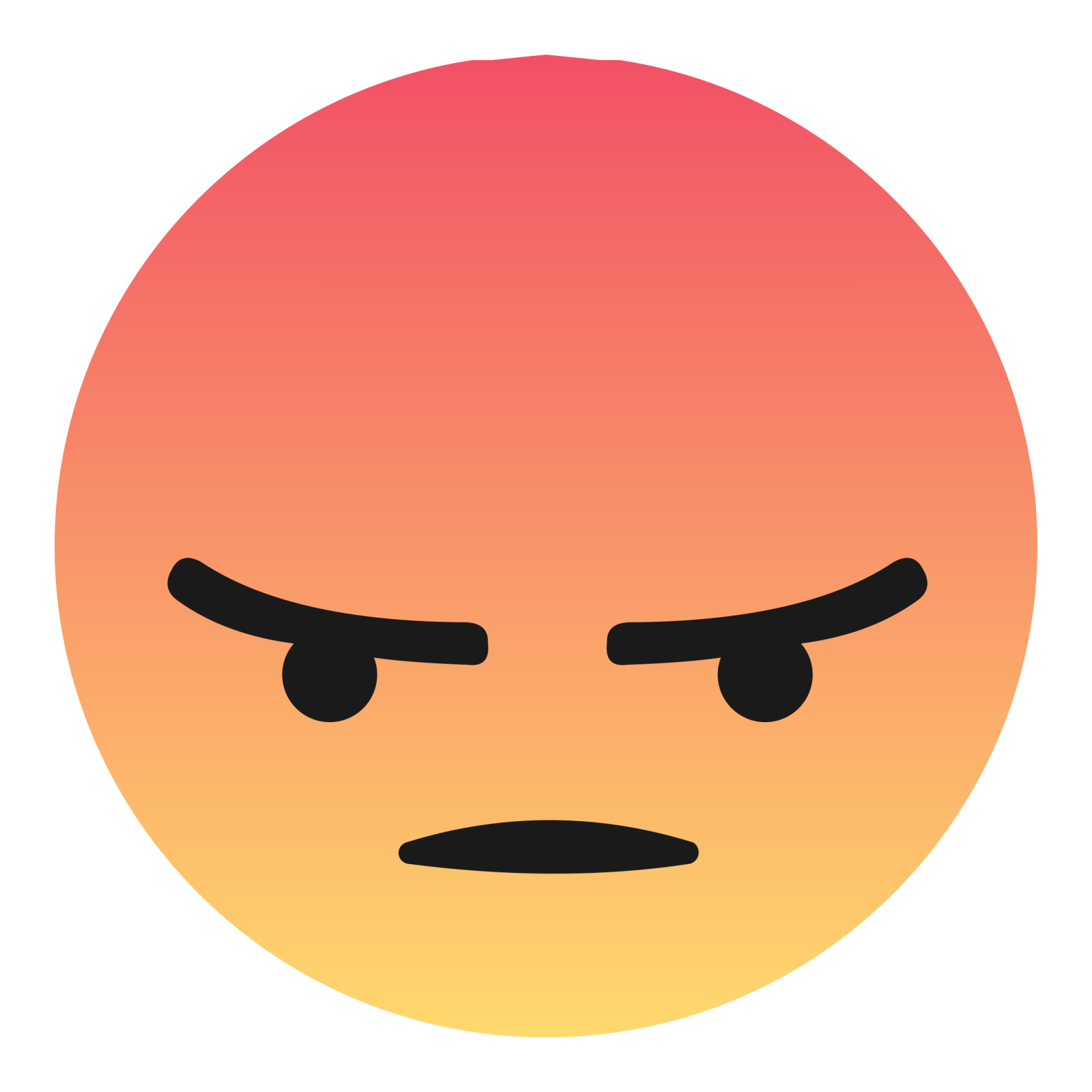 the face of a person with an angry expression