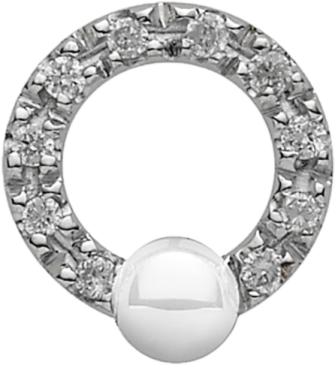 an image of a white ball with diamonds in the middle