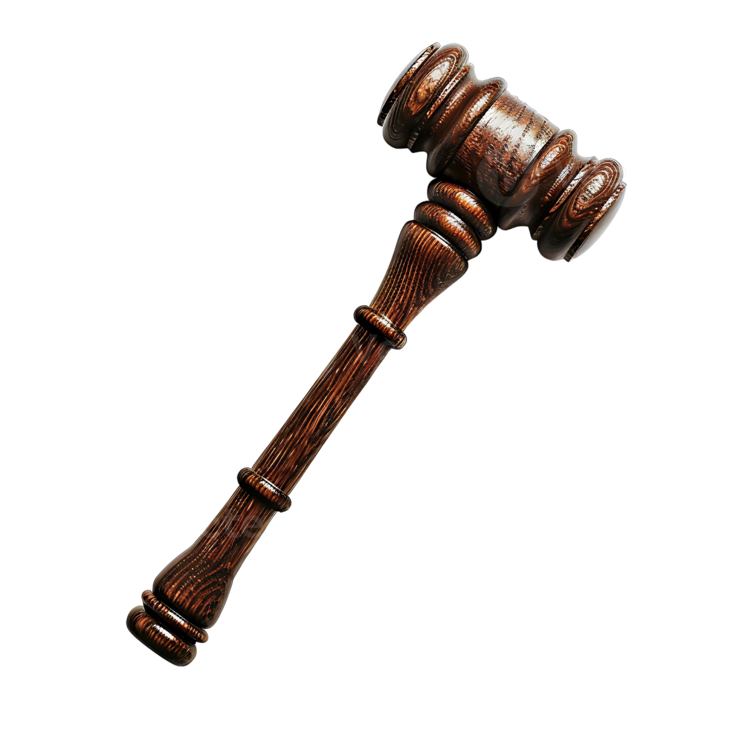 a wooden gave on a white background