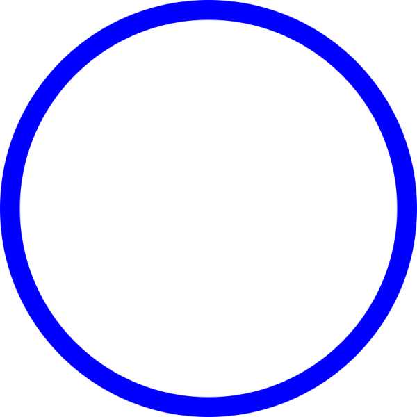 a black circle on a white background