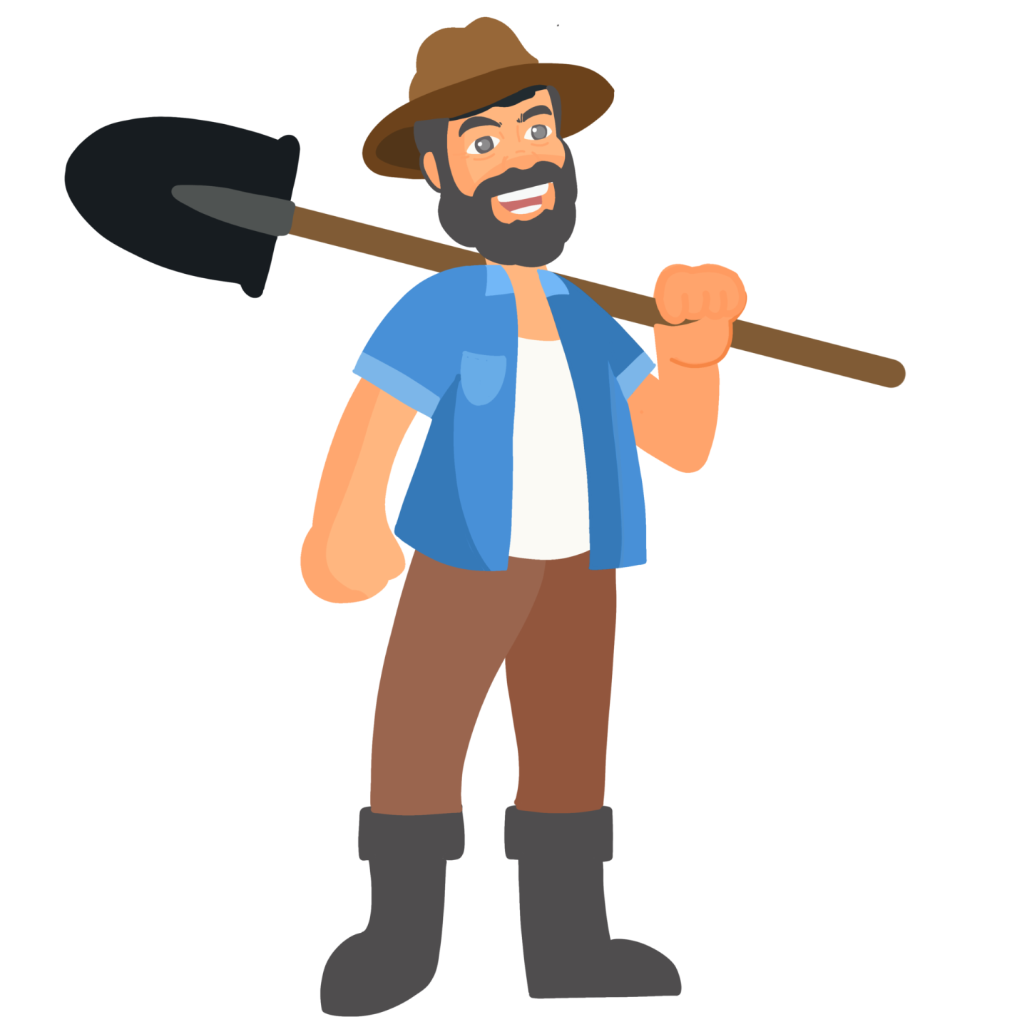 a man with an axe in his hand