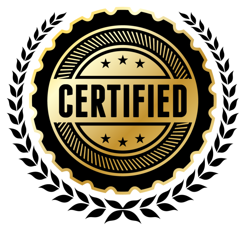 the certified logo