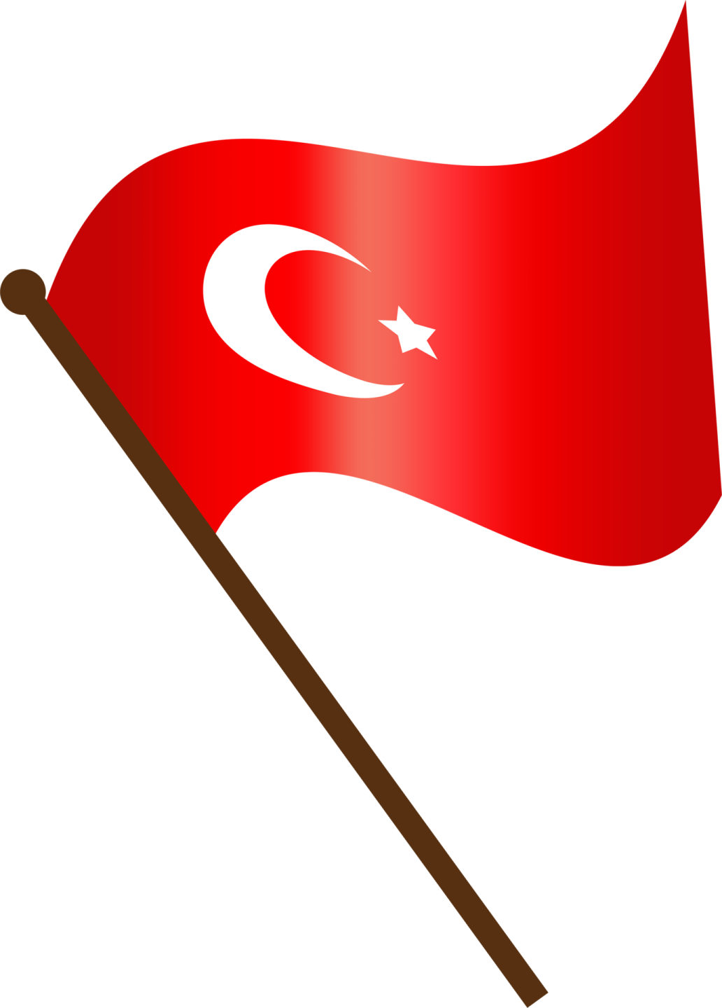 flag of turkey clipart