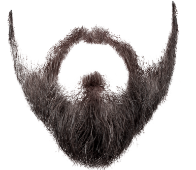 an image of a man's hair and beard