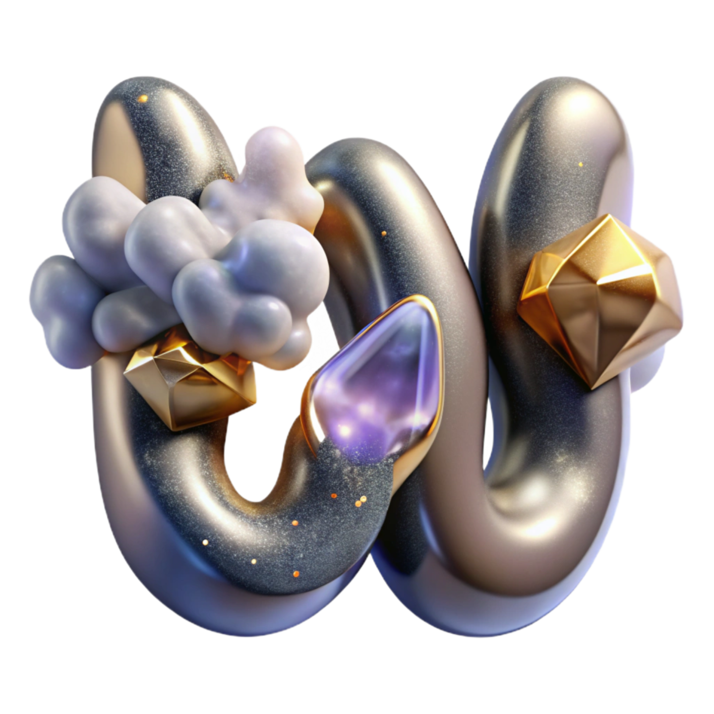 an image of a pair of metal rings