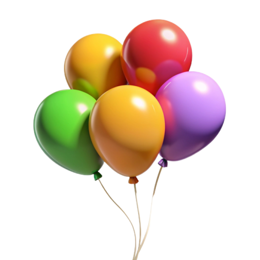 a bunch of balloons