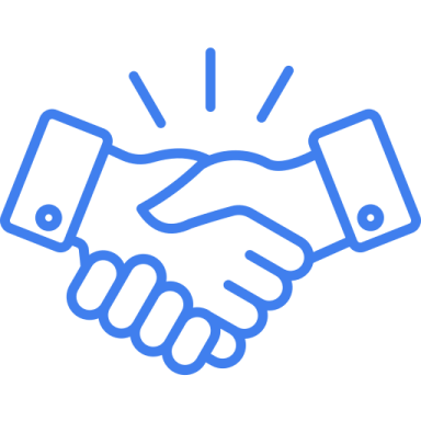 two hands shaking over each other hands