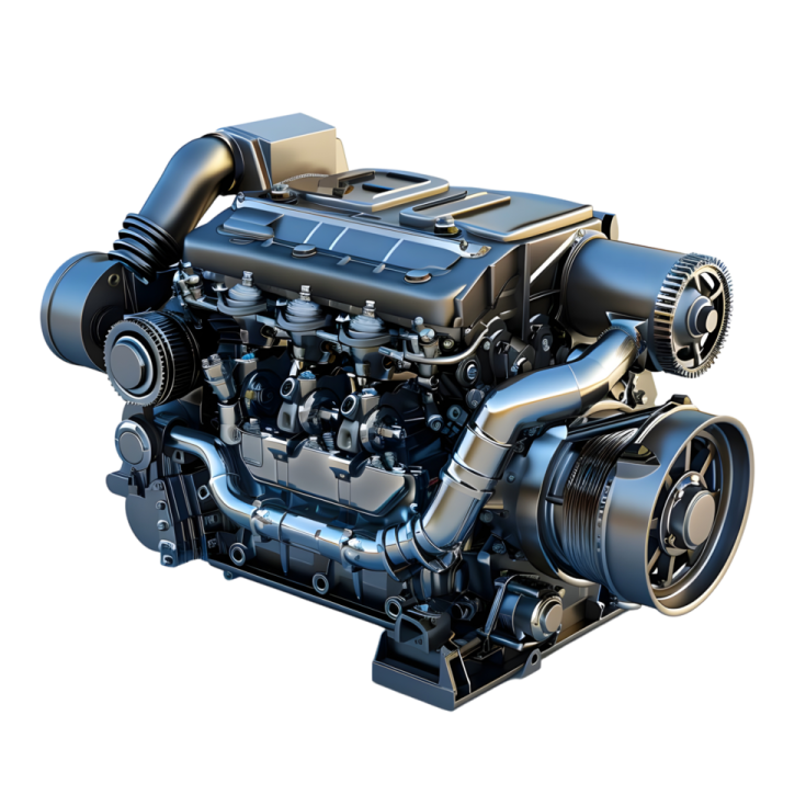an image of a diesel engine