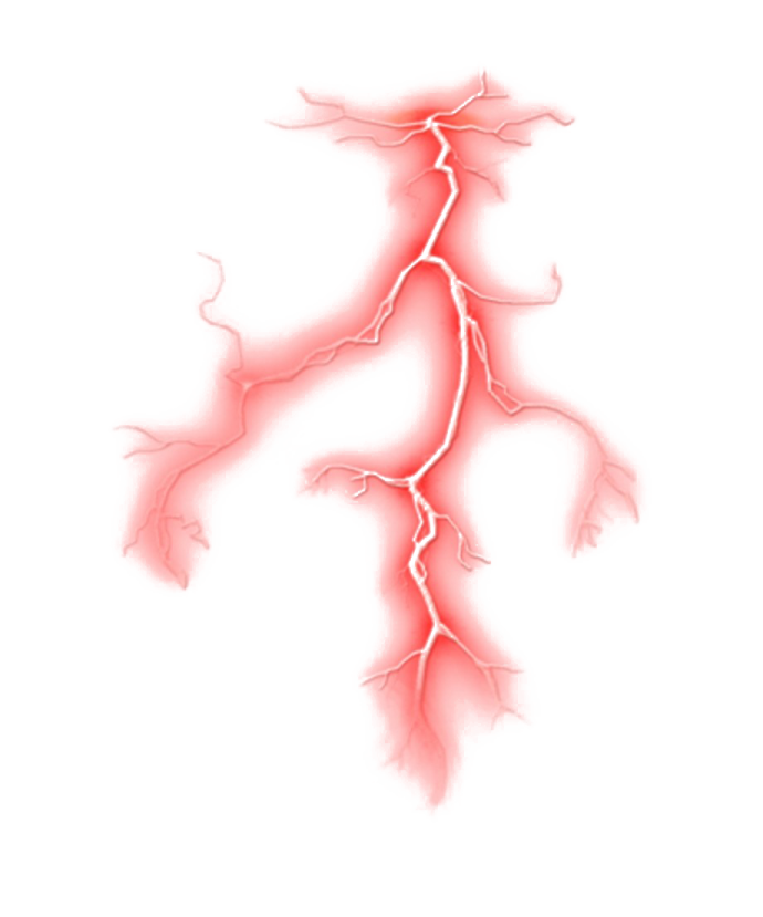 a drawing of a lightning bolt