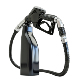 a gas pump on a white background