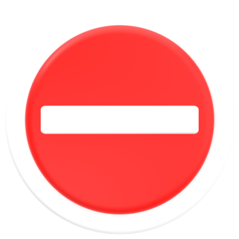 a red stop sign on a white background