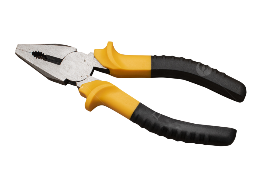a pair of pliers on white background